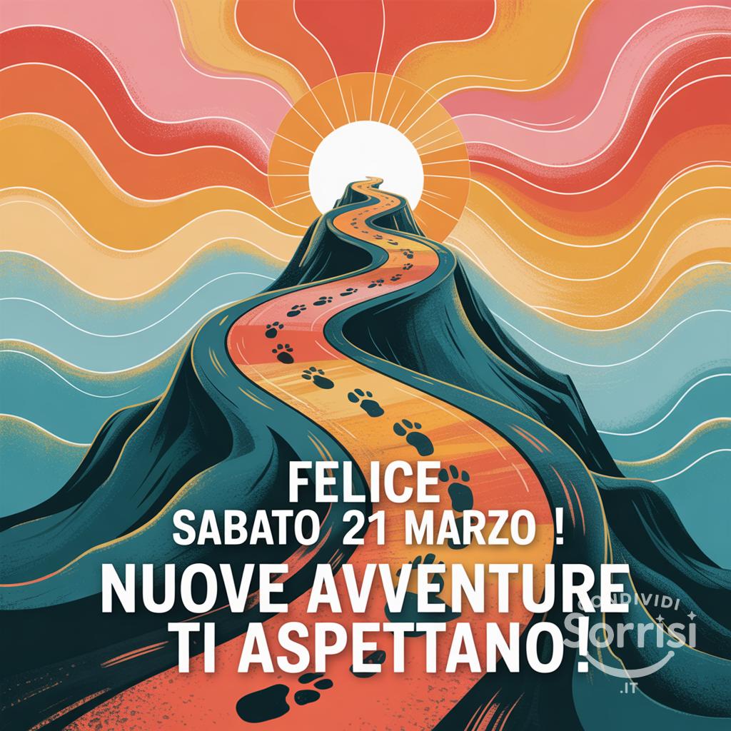 Felice Sabato 21 Marzo ! Nuove avventure ti aspettano!