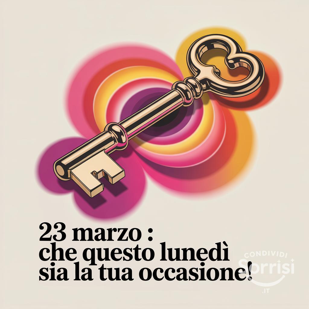 23 Marzo : che questo lunedì sia la tua occasione!