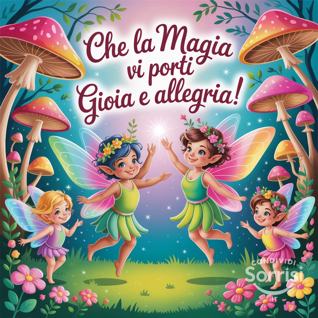 Che la magia vi porti gioia e allegria!