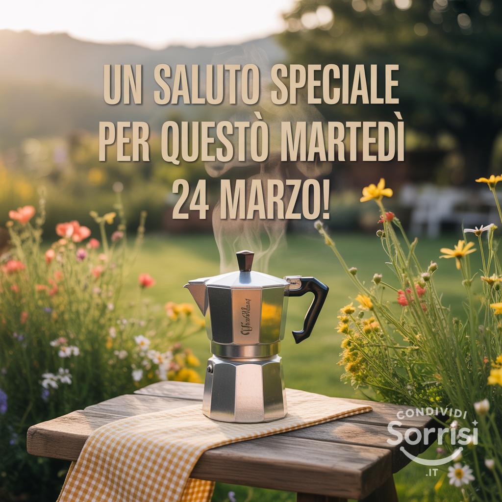 Un saluto speciale per questo martedì 24 marzo!