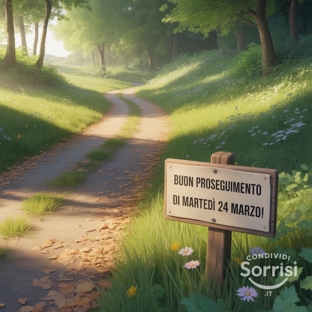 Buon proseguimento di martedì 24 marzo!