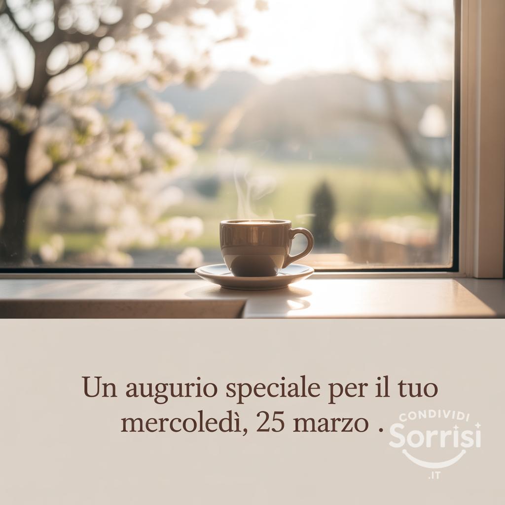 Un augurio speciale per il tuo Mercoledì, 25 Marzo .