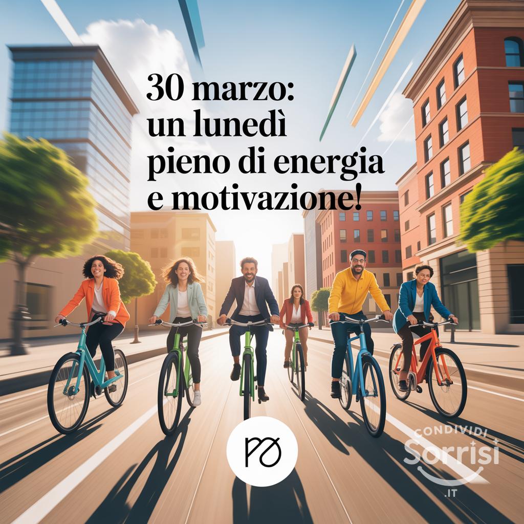 30 marzo: un lunedì pieno di energia e motivazione!