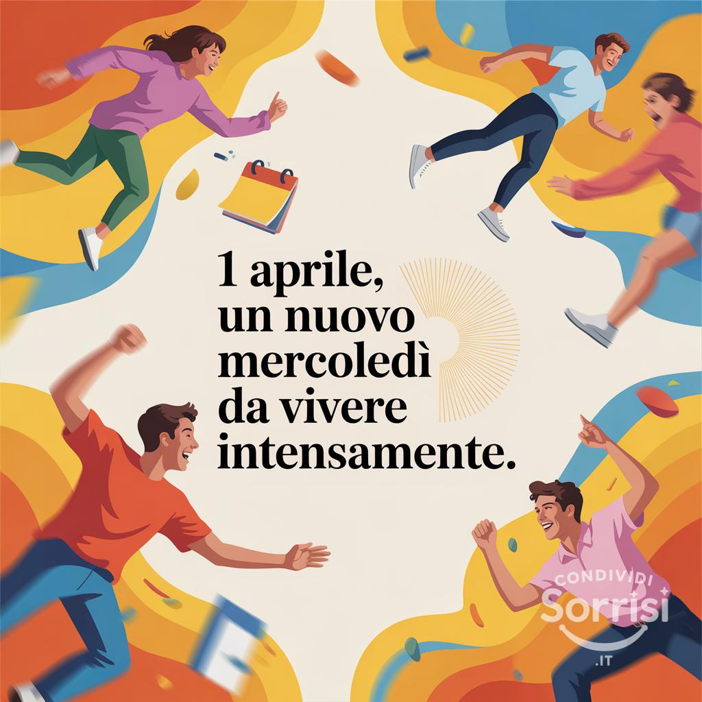 1 aprile , un nuovo mercoledì da vivere intensamente.