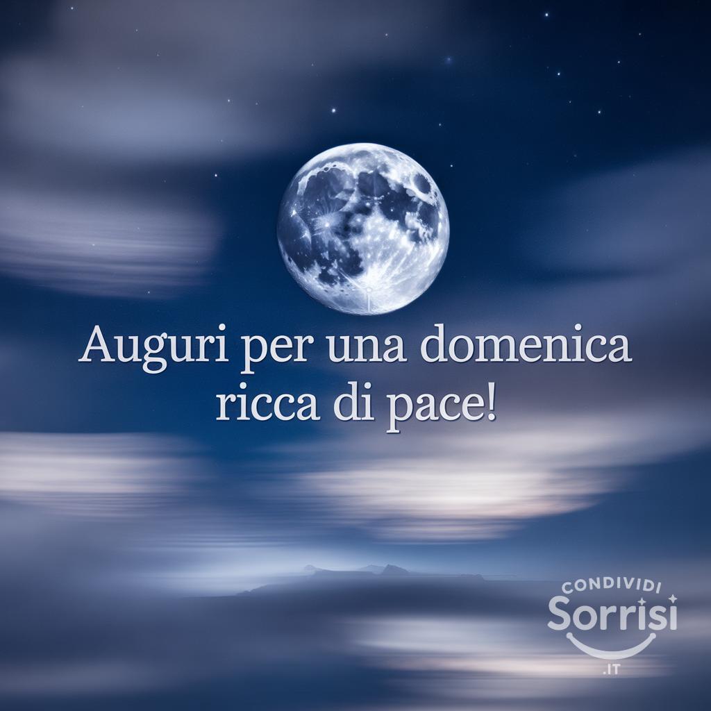Auguri per una domenica ricca di pace!