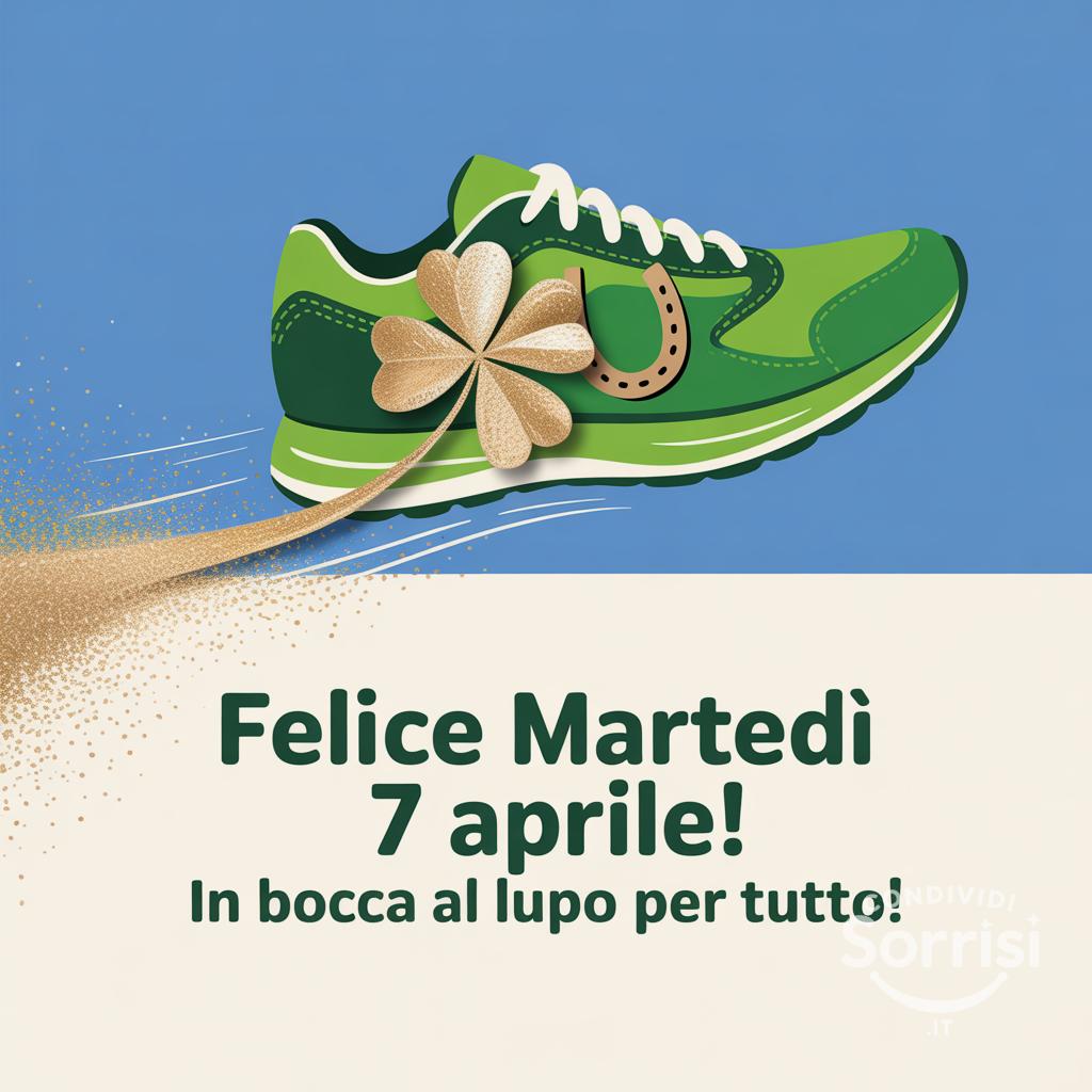 Felice Martedì 7 Aprile! In bocca al lupo per tutto!