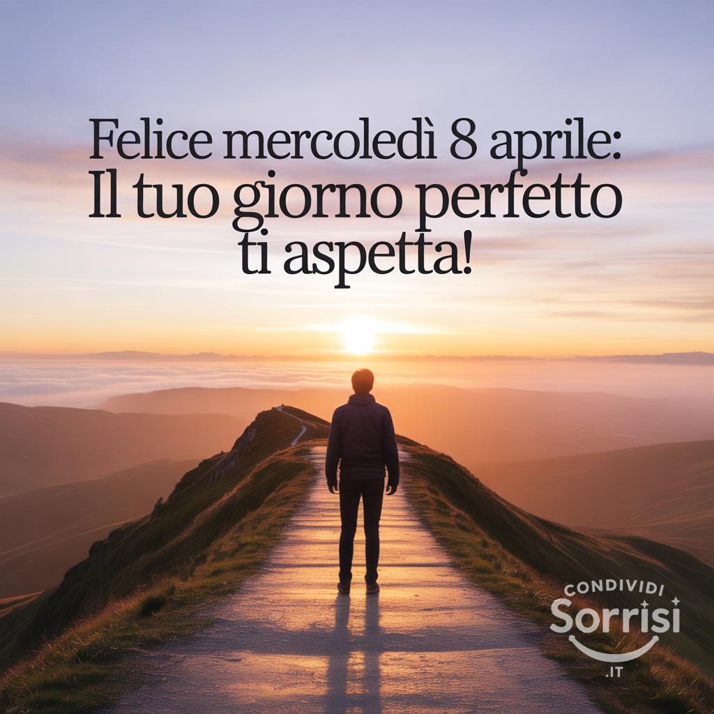 Felice Mercoledì 8 Aprile: il tuo giorno perfetto ti aspetta!