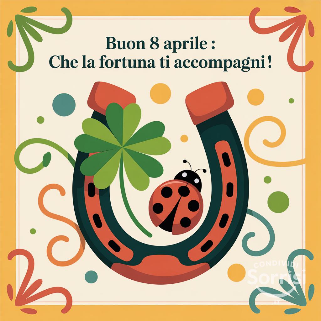 Buon 8 Aprile : che la fortuna ti accompagni!