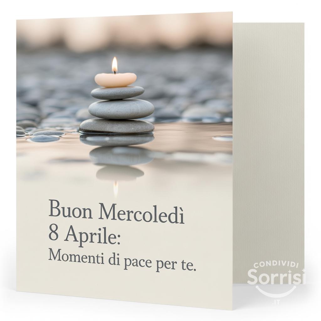 Buon Mercoledì 8 Aprile: momenti di pace per te.