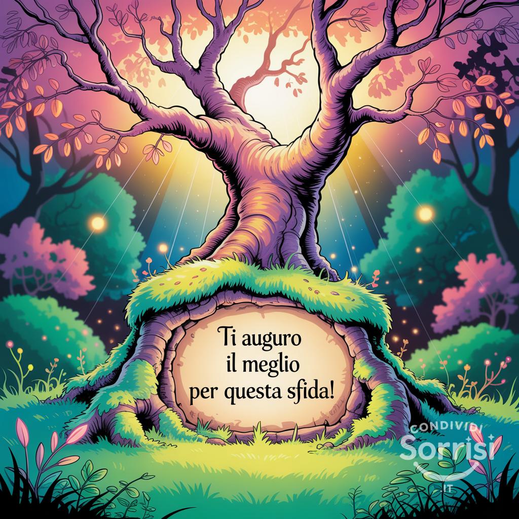 Ti auguro il meglio per questa sfida!
