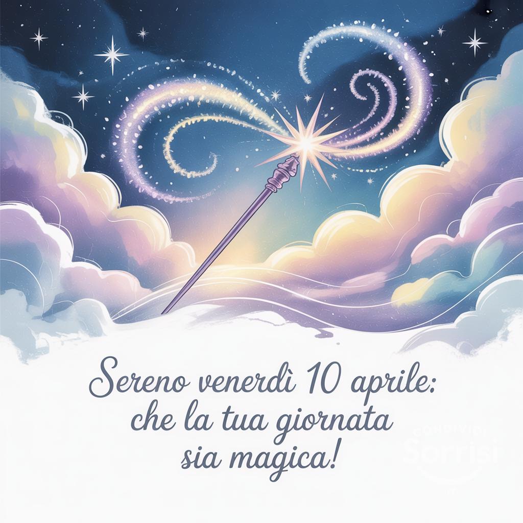 Sereno venerdì 10 aprile: che la tua giornata sia magica!