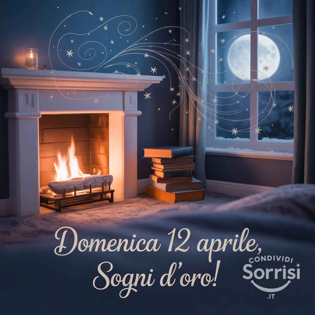 Domenica 12 aprile , sogni d'oro!