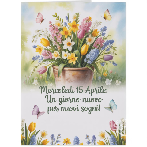 Buongiorno Mercoledì 15 Aprile 2026: Un Nuovo Giorno da Vivere Intensamente