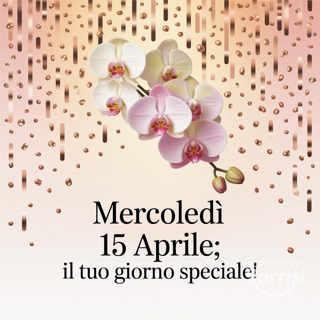Mercoledì 15 Aprile: il tuo giorno speciale!