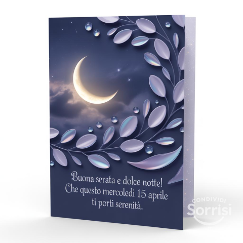 Buonanotte di Mercoledì 15 Aprile 2026: Un Saluto Speciale per Voi