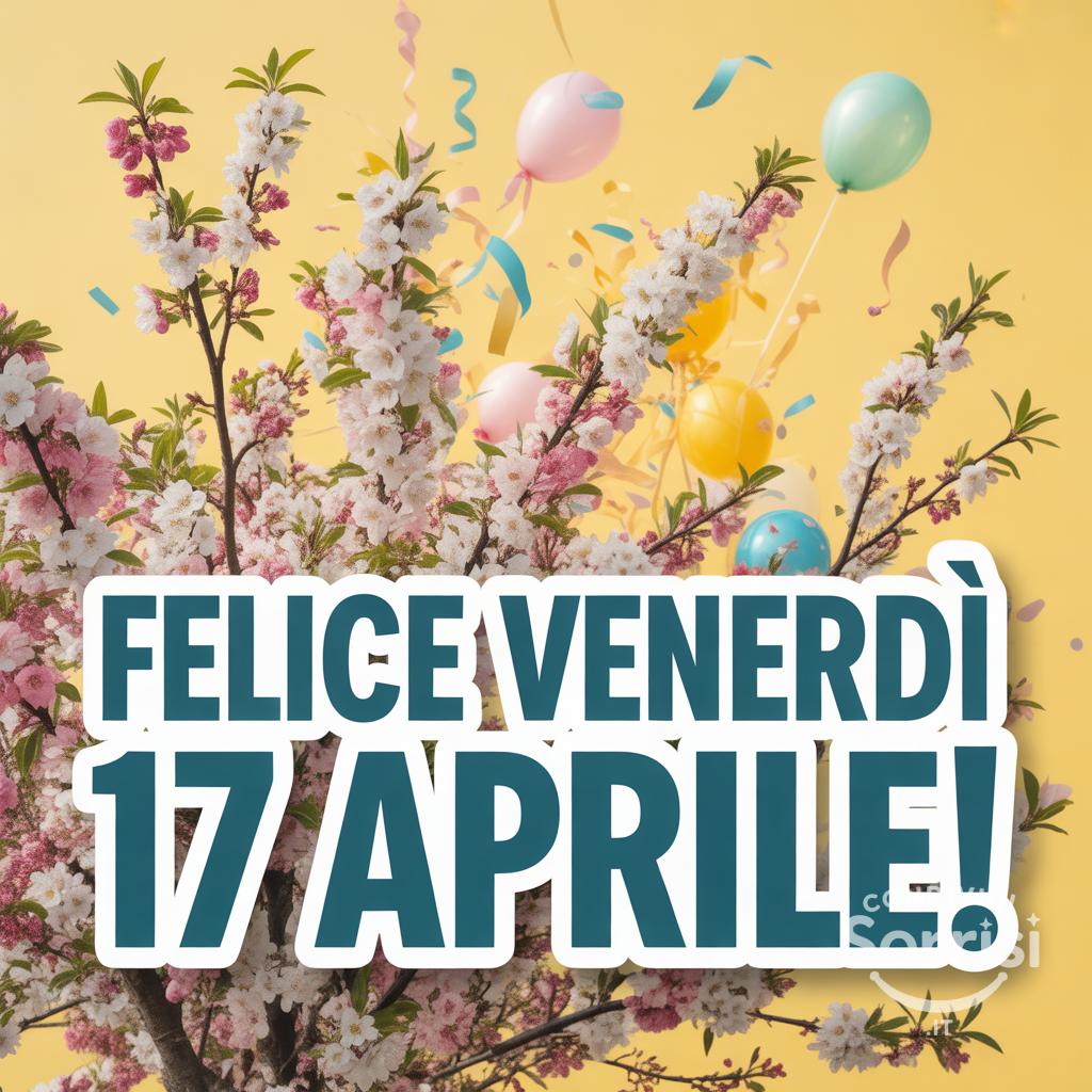 Felice Venerdì 17 Aprile!