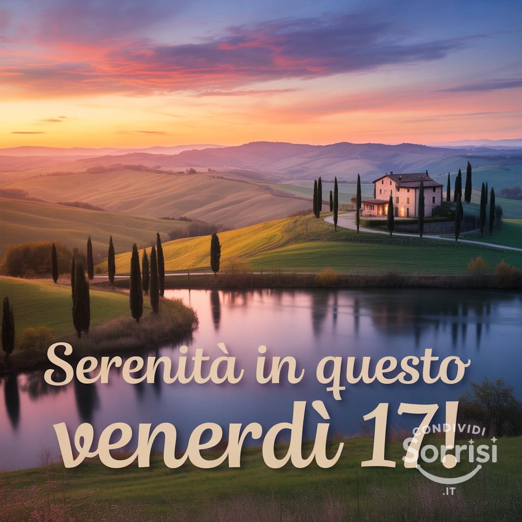 Serenità in questo Venerdì 17!
