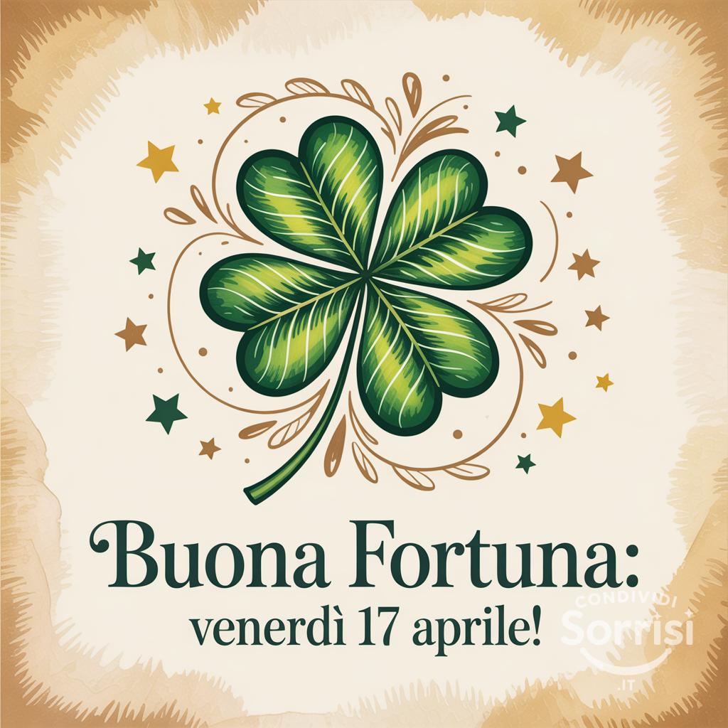 Buona Fortuna: Venerdì 17 Aprile!