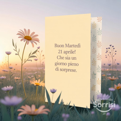 Buongiorno e Buon Martedì 21 Aprile 2026: Inizia la Giornata con un Sorriso!