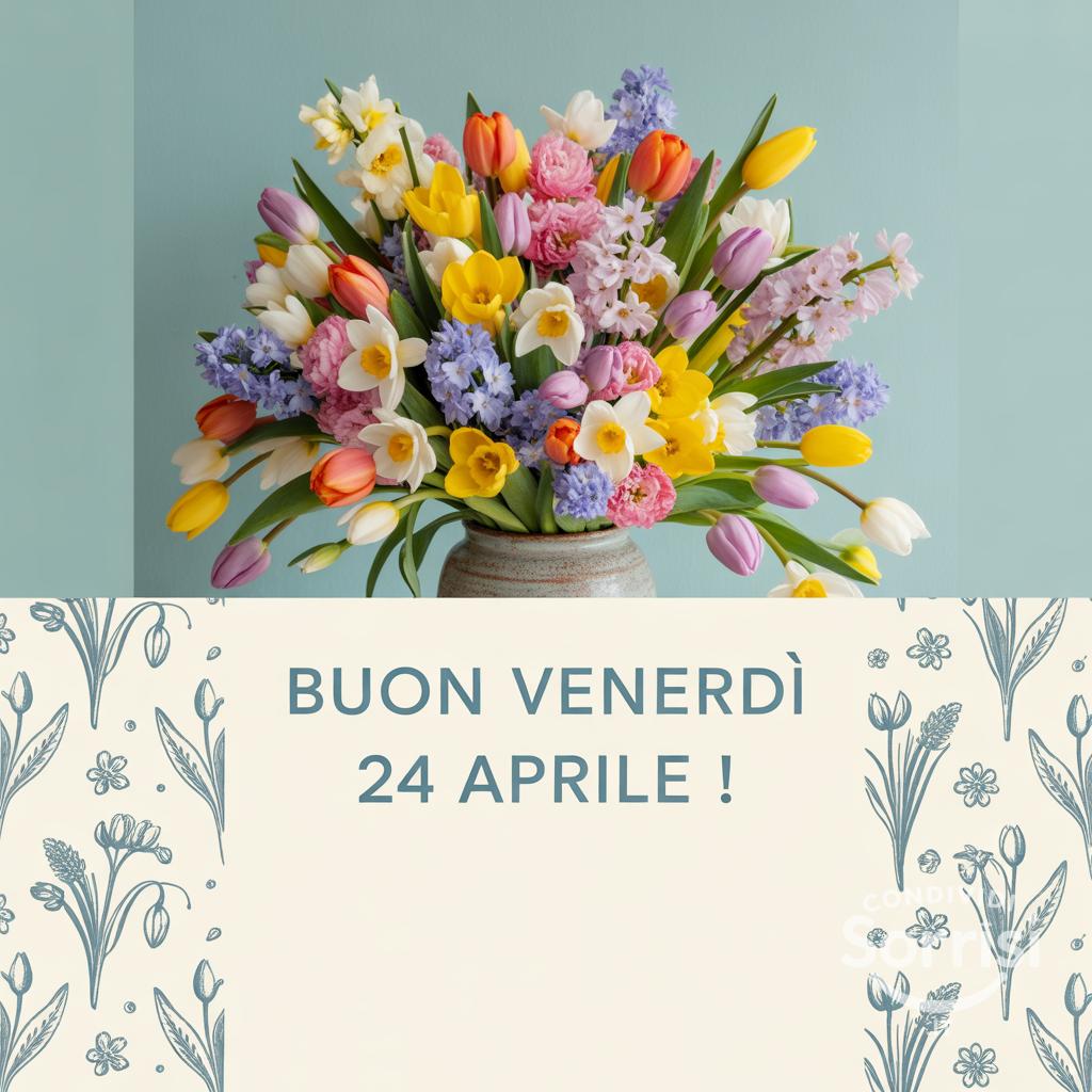 Buon venerdì 24 aprile !