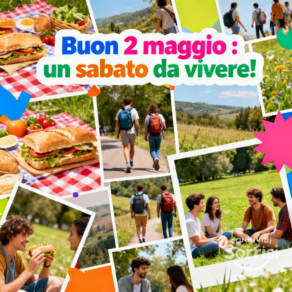 Buon 2 maggio : un sabato da vivere!