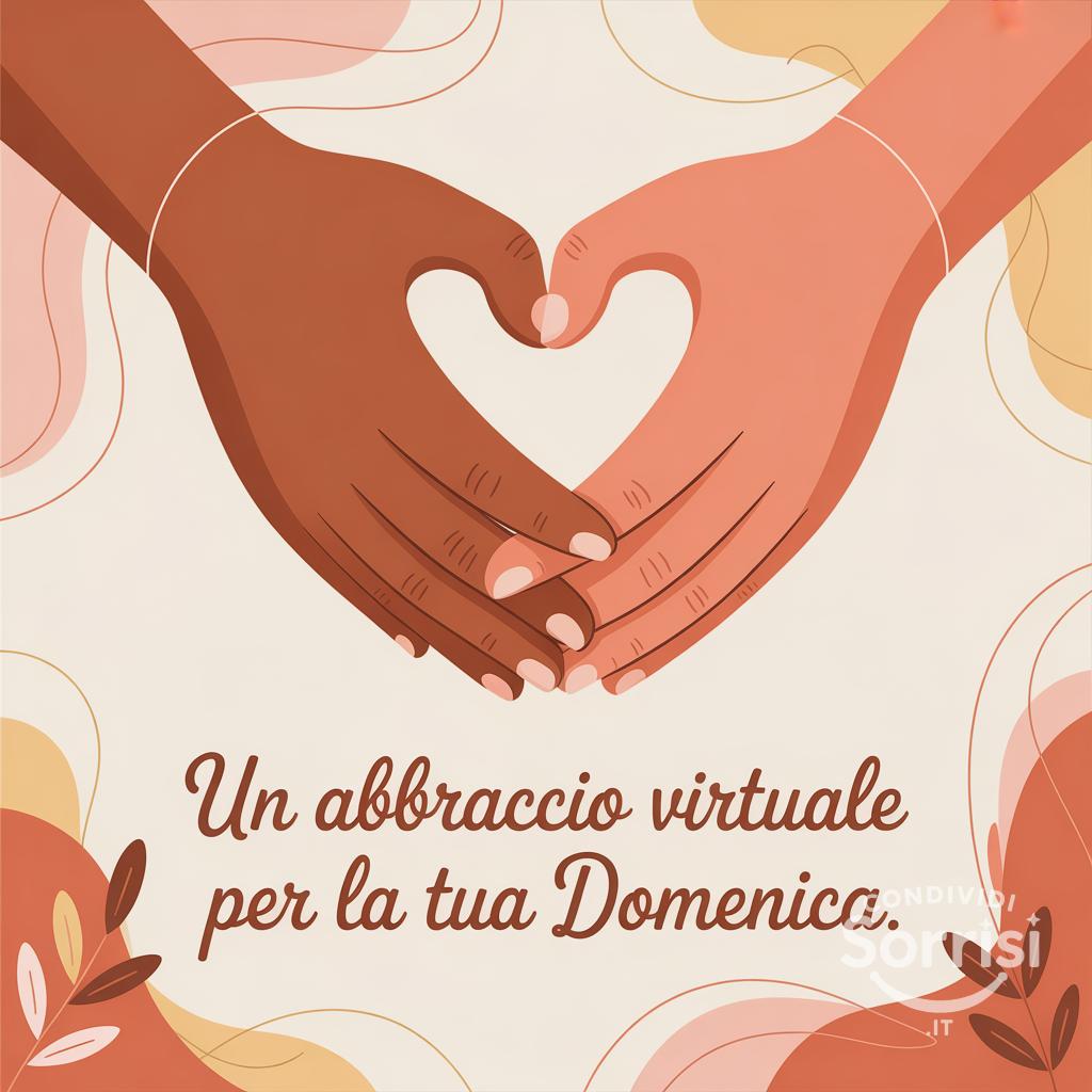Un abbraccio virtuale per la tua domenica.