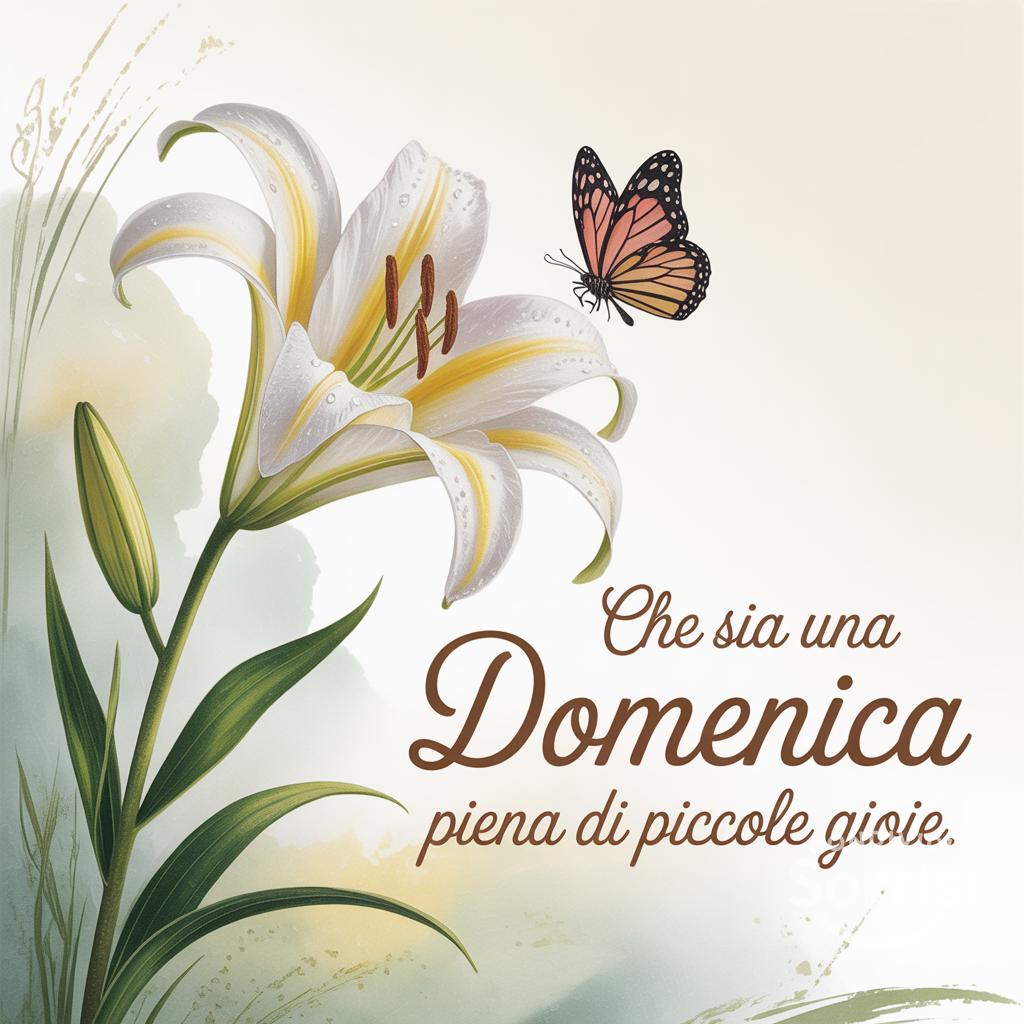 Che sia una domenica piena di piccole gioie.