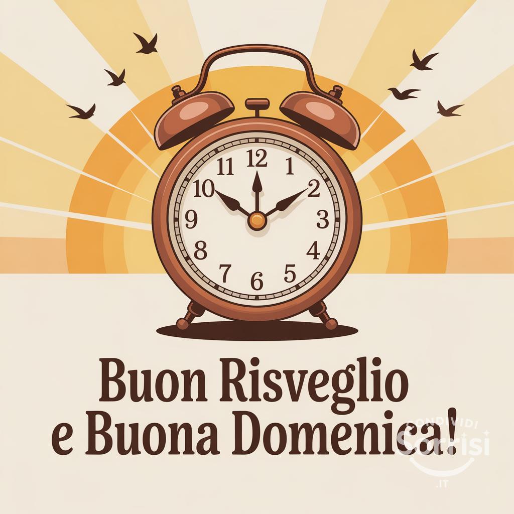 Buon risveglio e buona domenica!