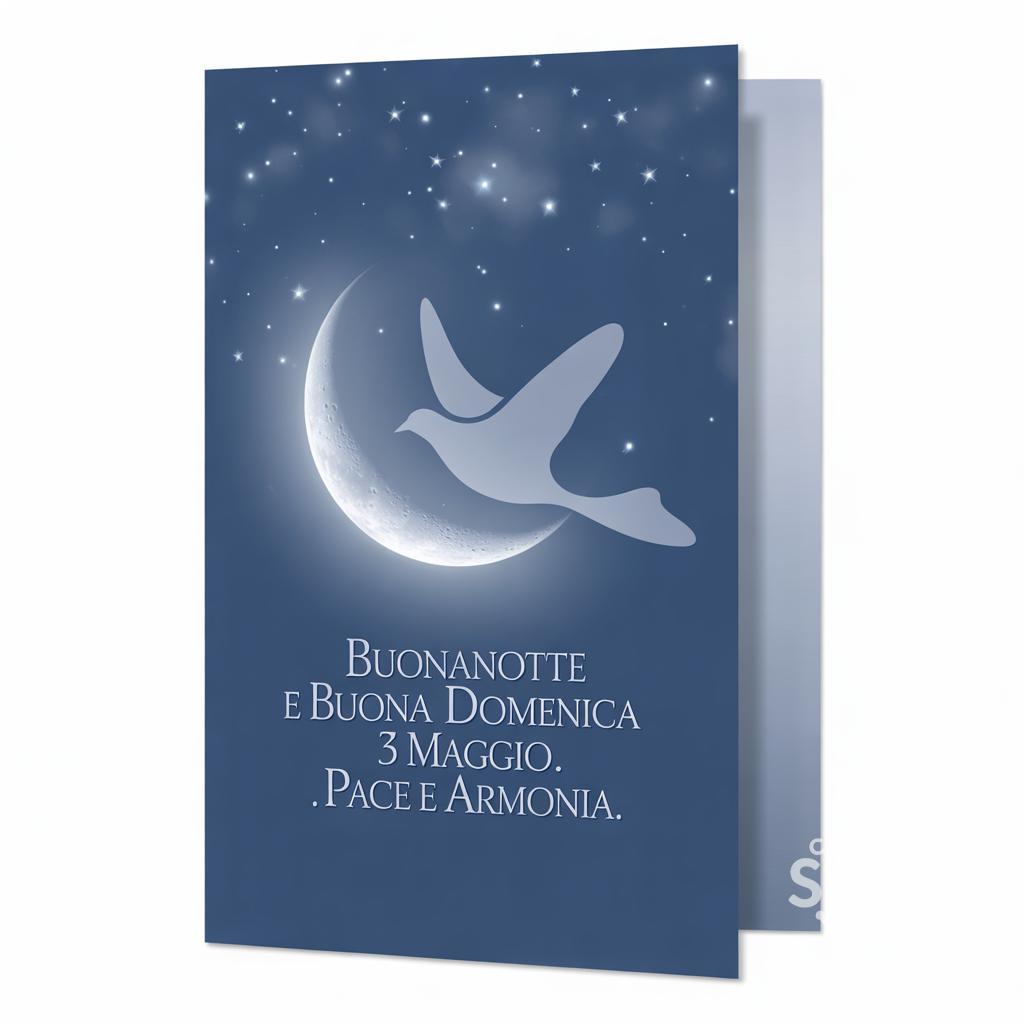 Buonanotte e buona domenica 3 maggio . Pace e armonia.