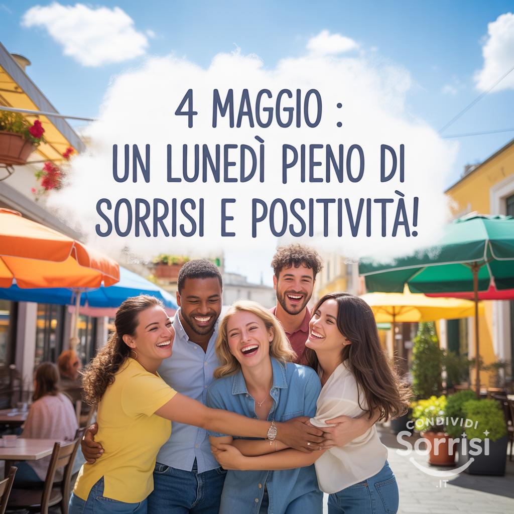 4 Maggio : Un lunedì pieno di sorrisi e positività!