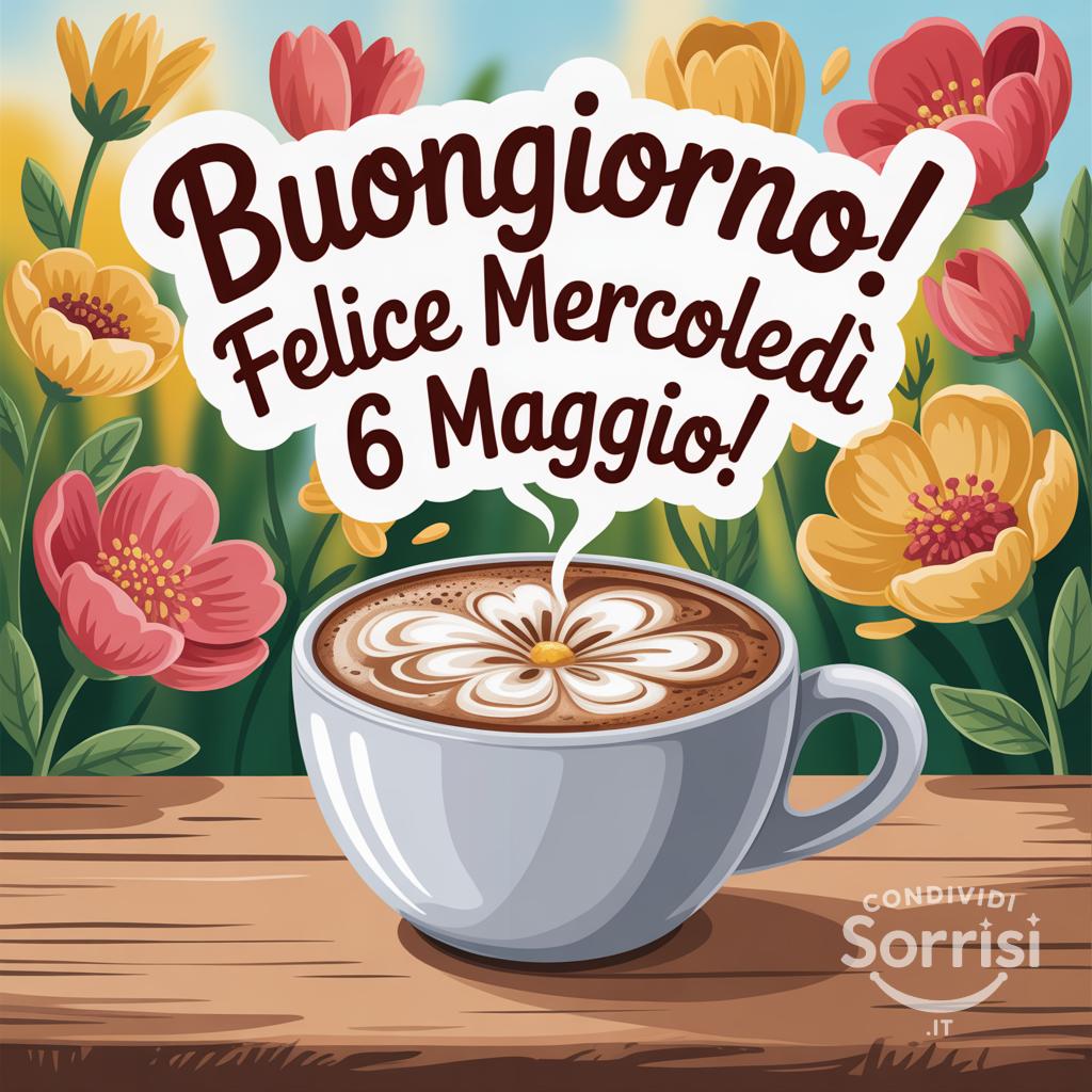 Buongiorno! Felice Mercoledì 6 Maggio !
