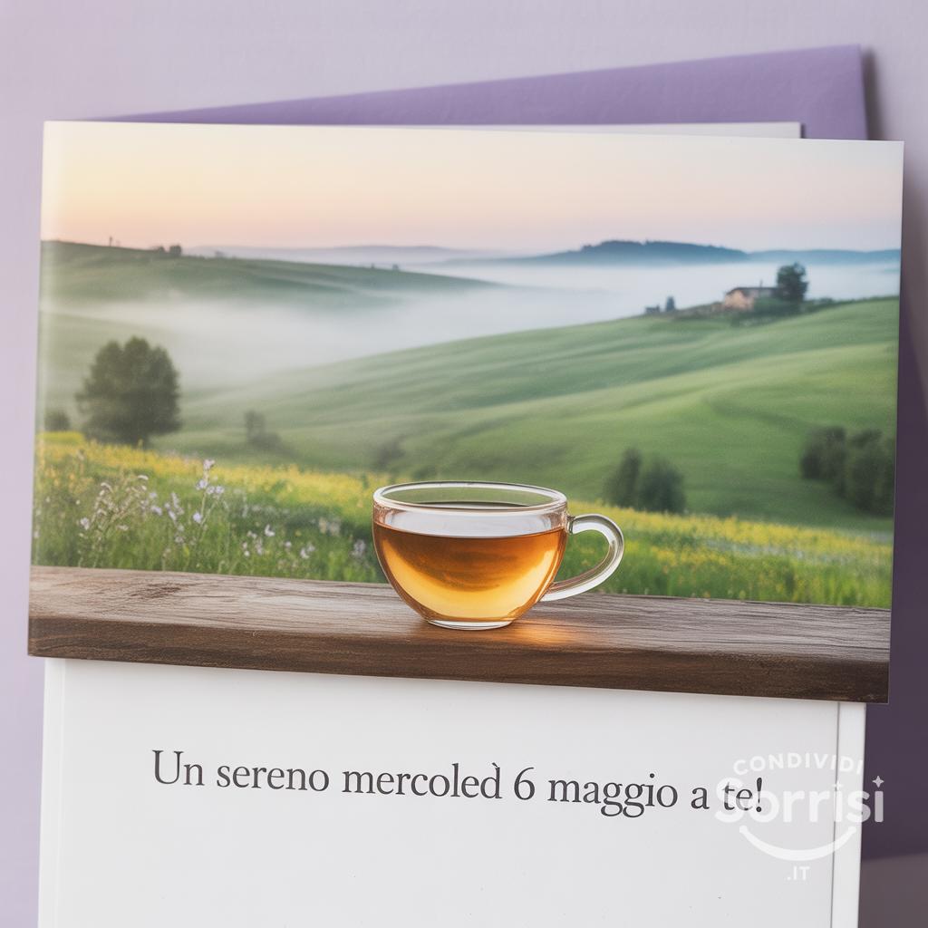 Un sereno Mercoledì 6 Maggio a te!