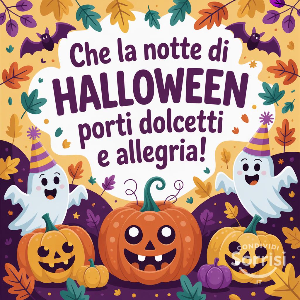 Che la notte di Halloween porti dolcetti e allegria!