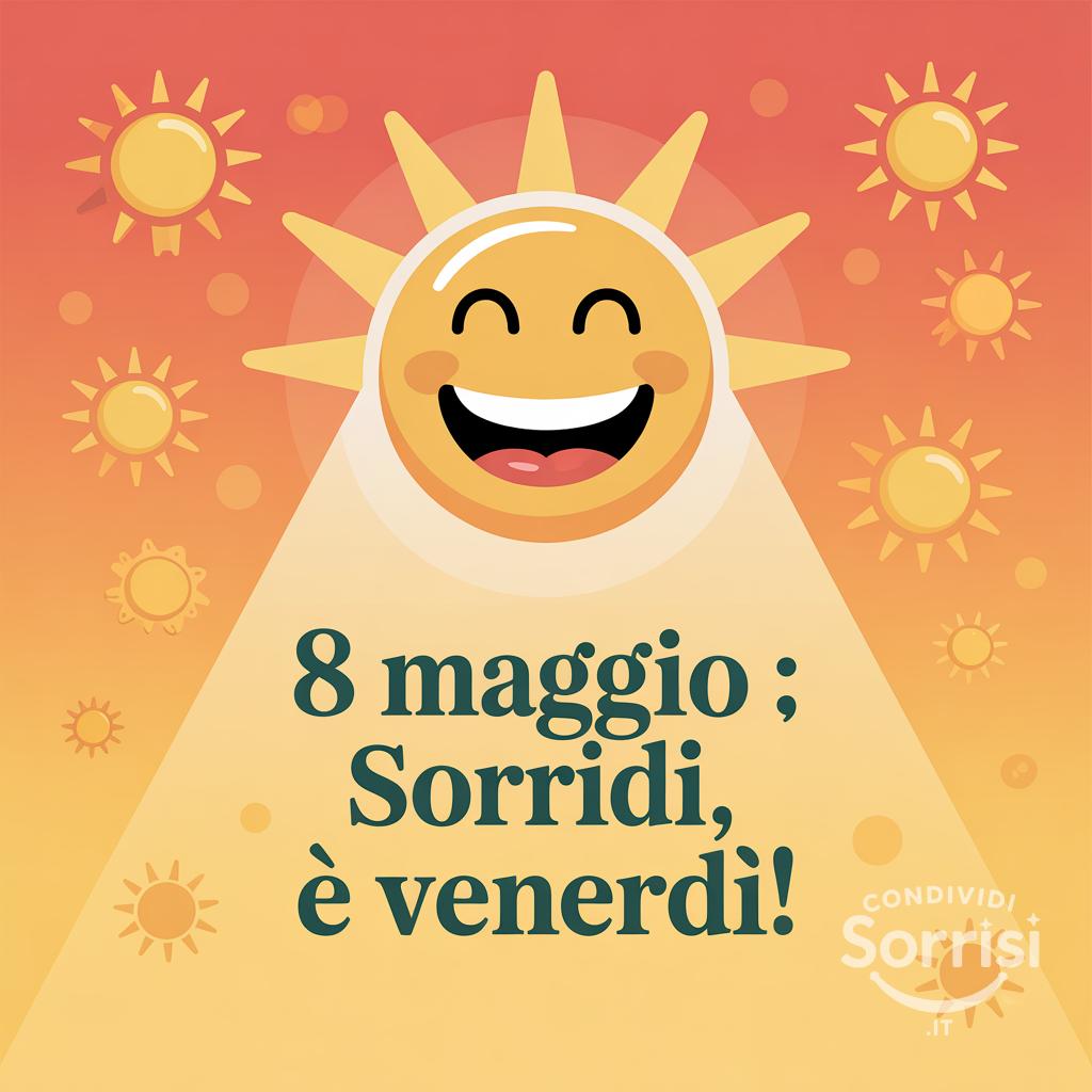8 maggio : sorridi, è venerdì!