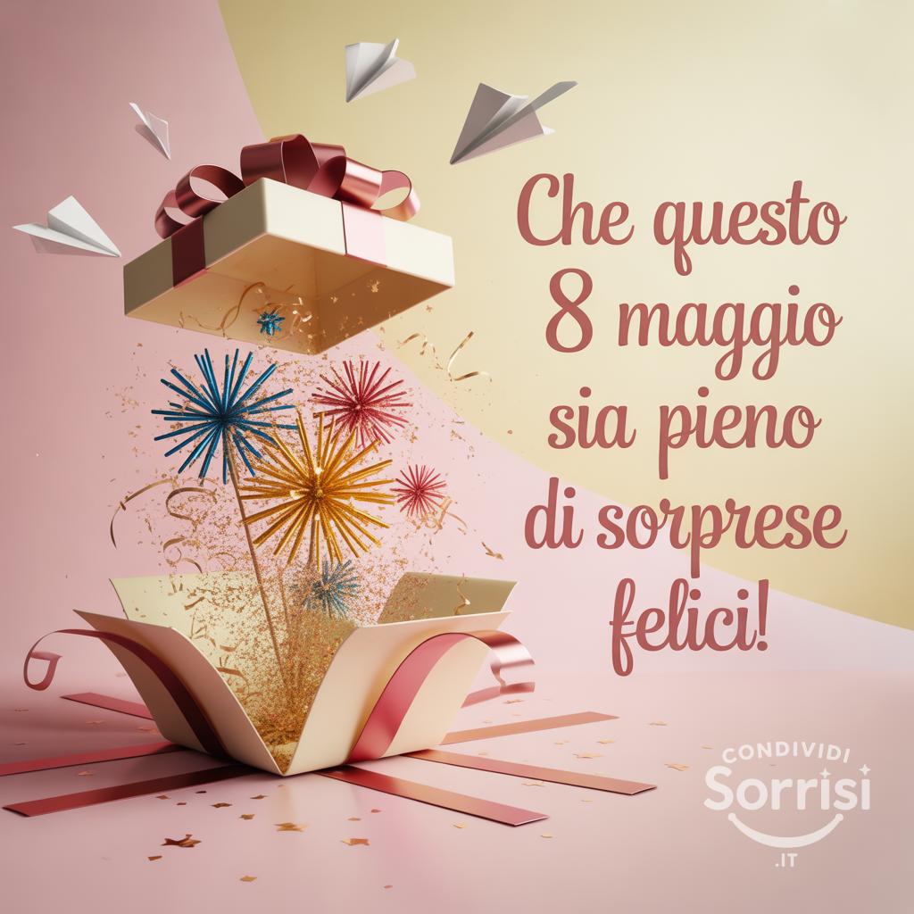 Che questo 8 maggio sia pieno di sorprese felici!