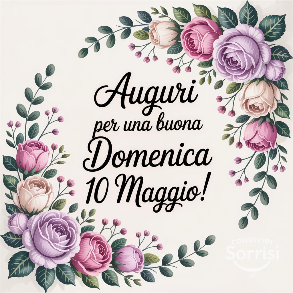 Auguri per una Buona Domenica 10 Maggio!