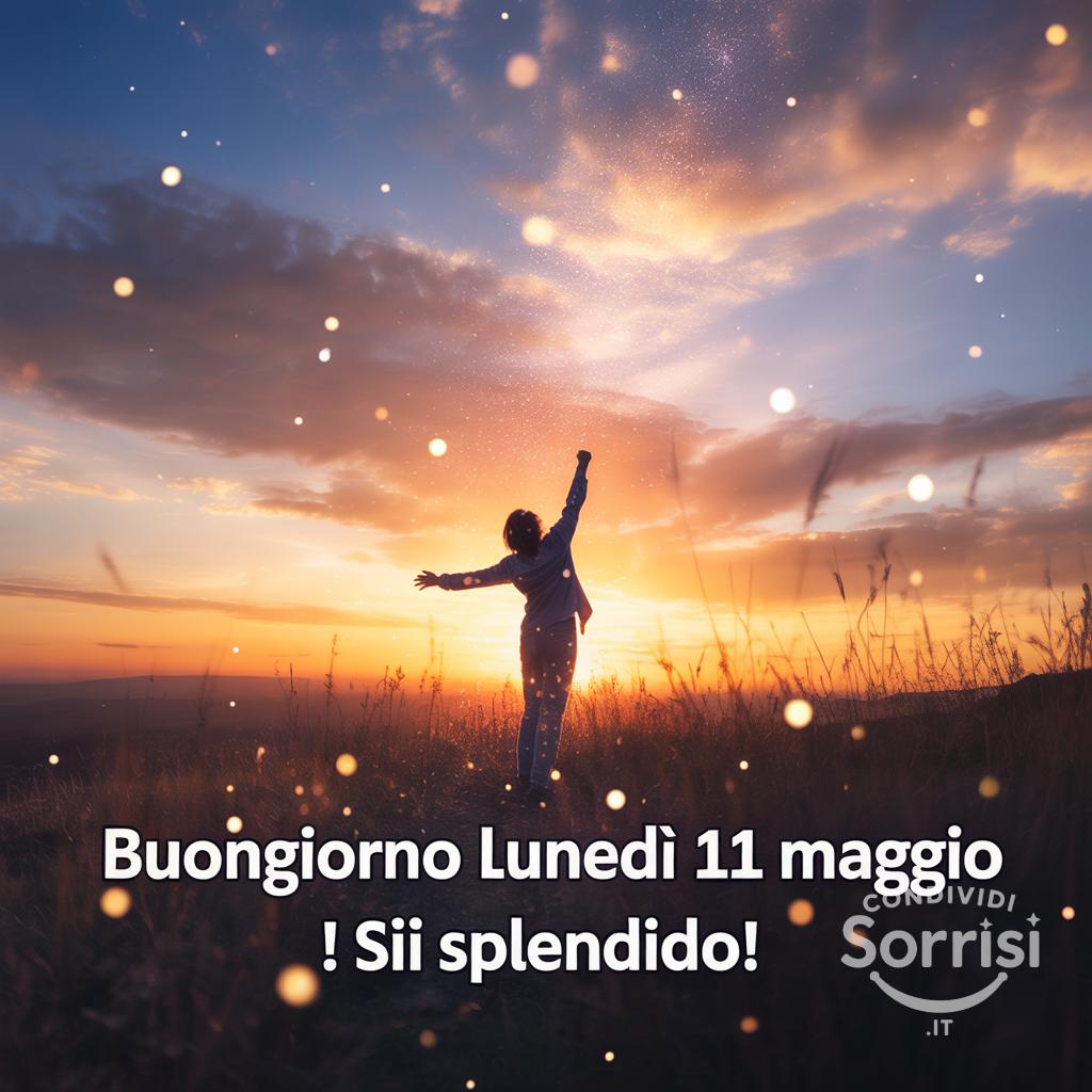 Buongiorno lunedì 11 maggio ! Sii splendido!
