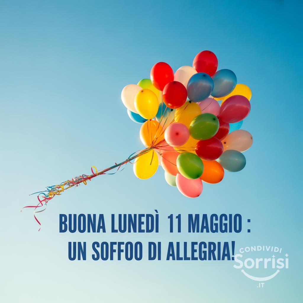 Buona lunedì 11 maggio : un soffio di allegria!