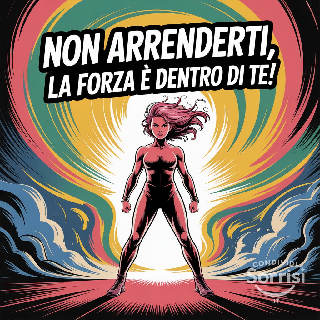 Non arrenderti, la forza è dentro di te!