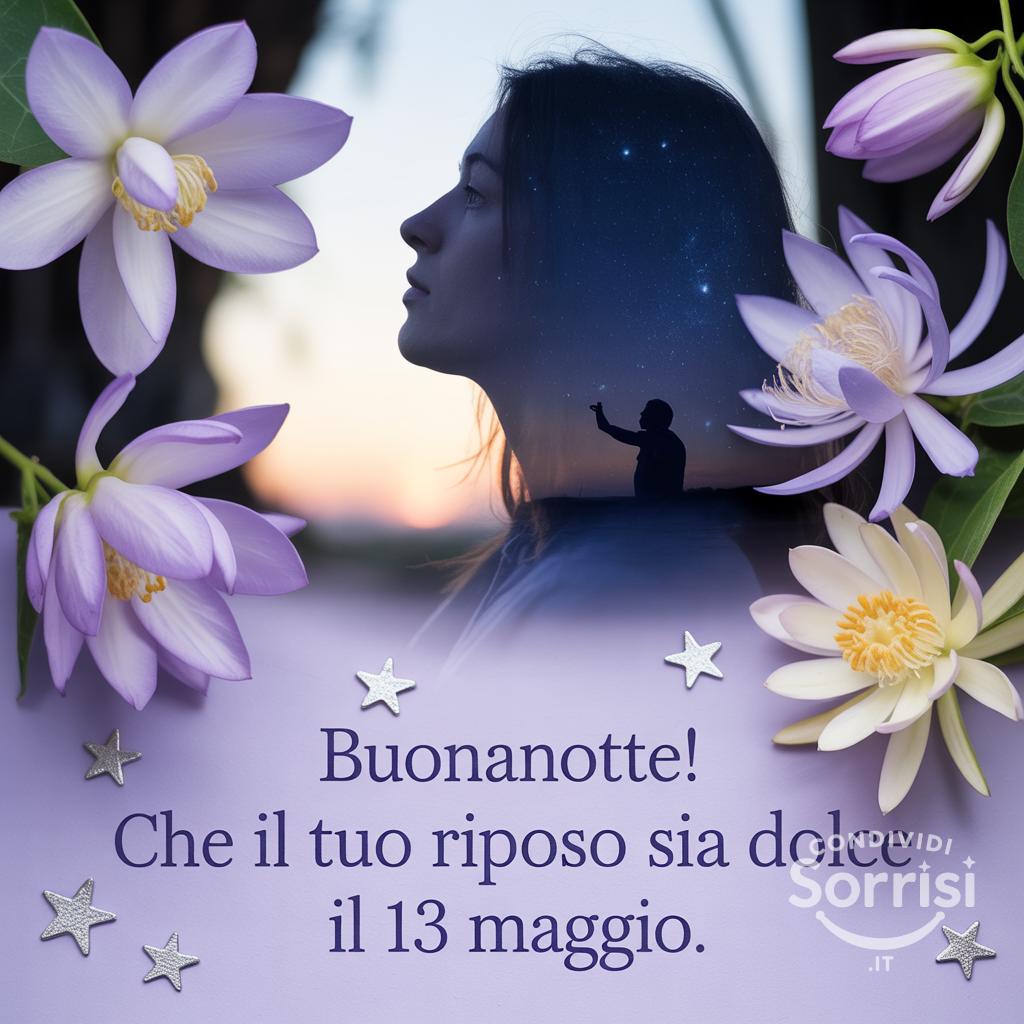 Buonanotte! Che il tuo riposo sia dolce il 13 maggio .