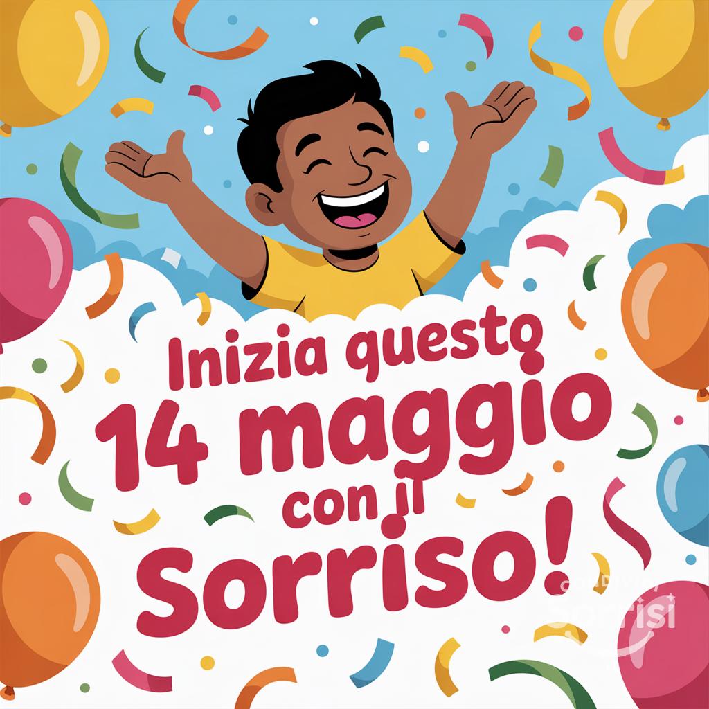 Inizia questo 14 maggio con il sorriso!