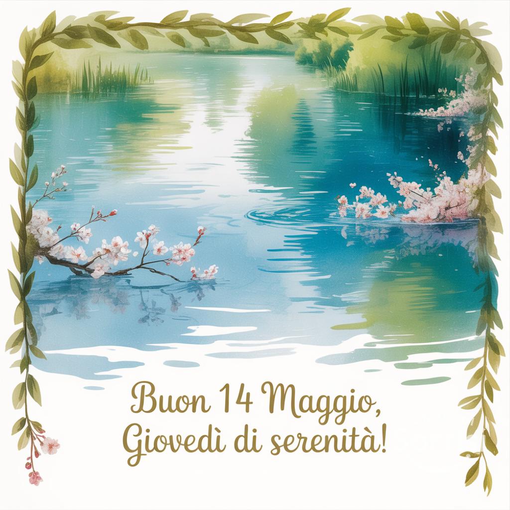 Buon 14 maggio, giovedì di serenità!