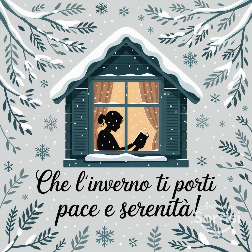Che l'inverno ti porti pace e serenità!