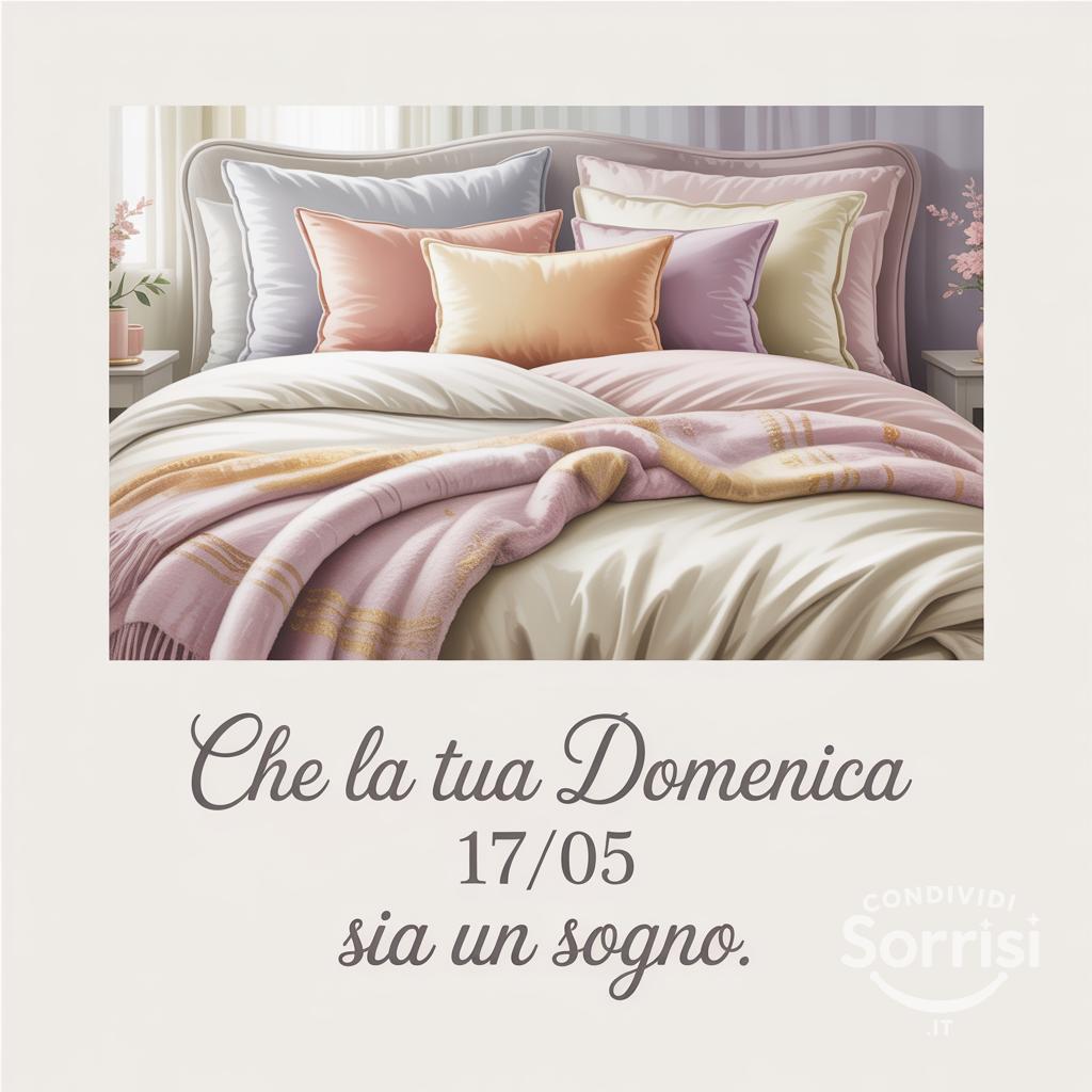 Che la tua domenica 17/05/ sia un sogno.
