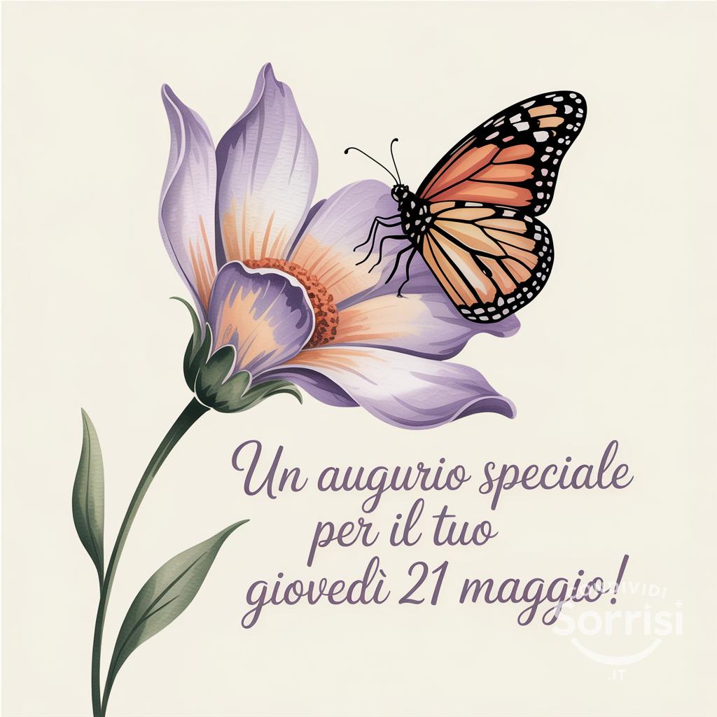 Un augurio speciale per il tuo giovedì 21 Maggio!