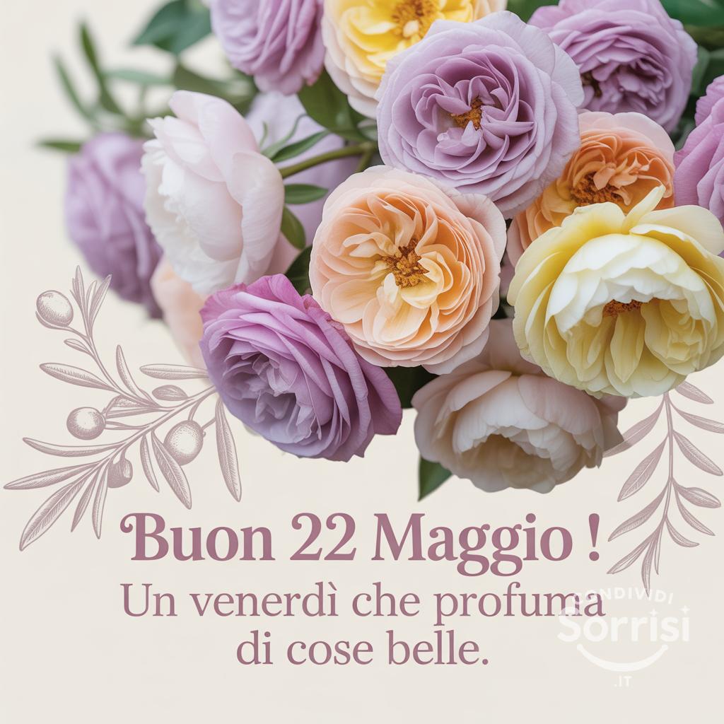 Buon 22 maggio ! Un venerdì che profuma di cose belle.