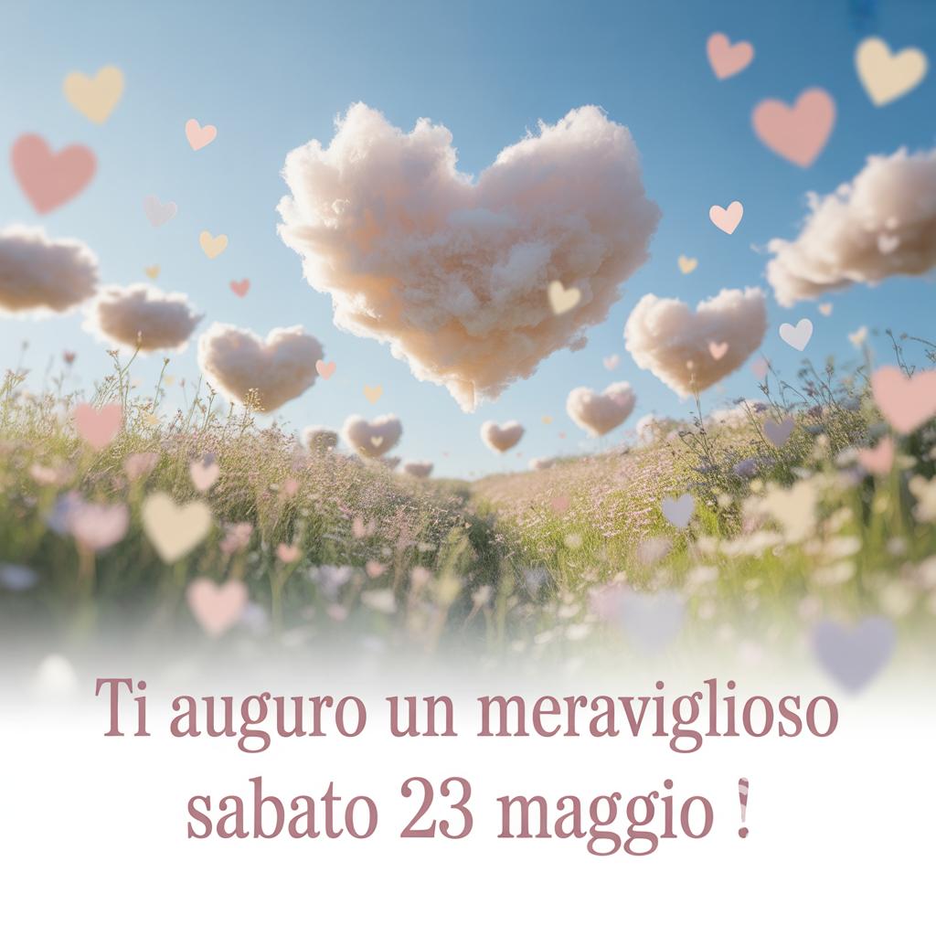 Ti auguro un meraviglioso sabato 23 maggio !