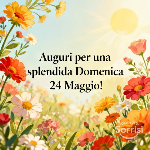24 Maggio 2026: Una Domenica da Vivere con Gioia e Ricordi Speciali