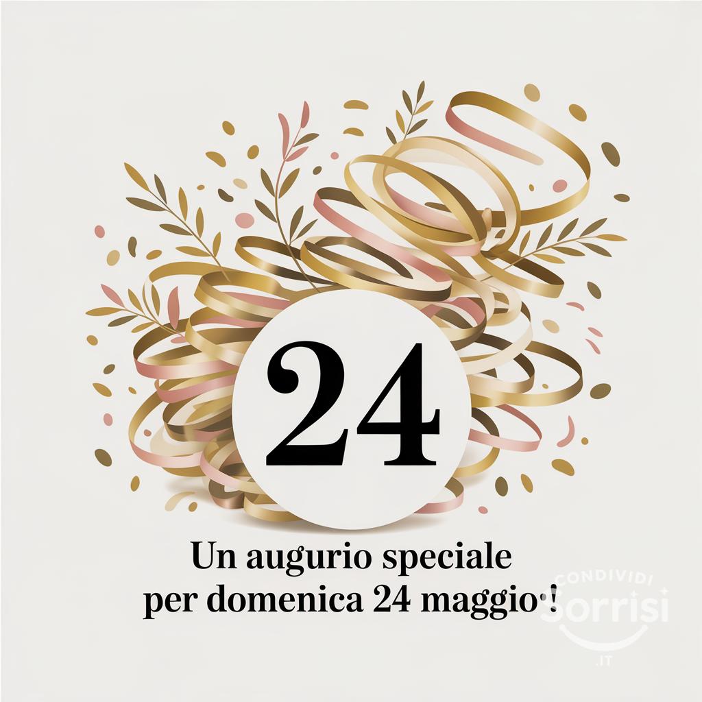 Un augurio speciale per Domenica 24 Maggio!