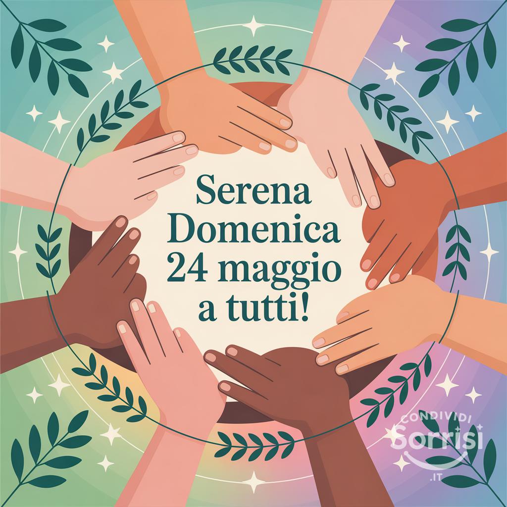 Serena Domenica 24 Maggio a tutti!